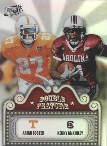 2009 Press Pass Signature Edition Arian Foster Kenny McKinley #DF-14