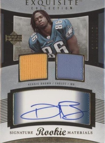 2005 Upper Deck Exquisite Collection Reggie Brown #87