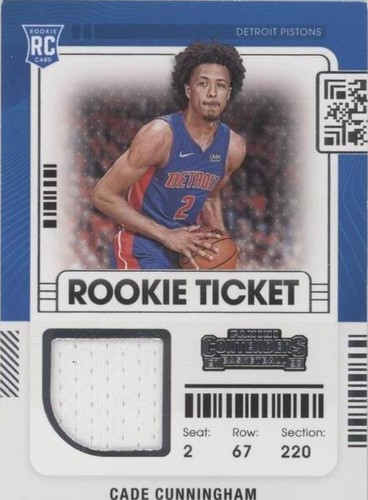 その他 cade cunningham RC patch auto Cade Cunningham 2021 National Treasures #123 Rookie Patch
