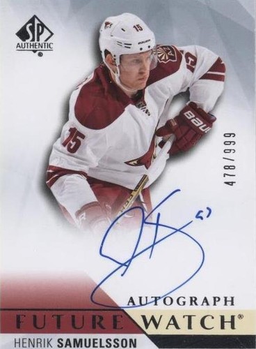 2015-16 SP Authentic - Henrik Samuelsson #231