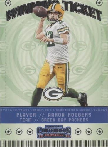 2020 Panini Contenders Aaron Rodgers #WT5