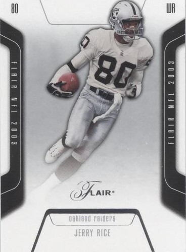 2003 Flair Jerry Rice #80