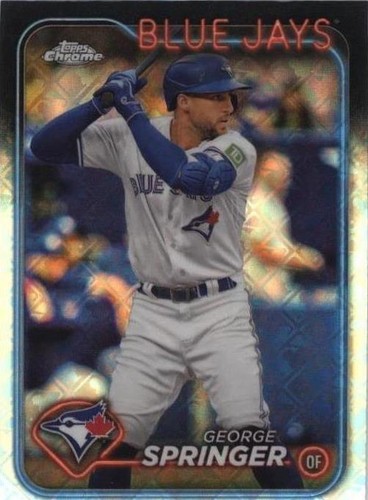 George Springer-2024 Topps Stadium Club Chrome Triumvirates