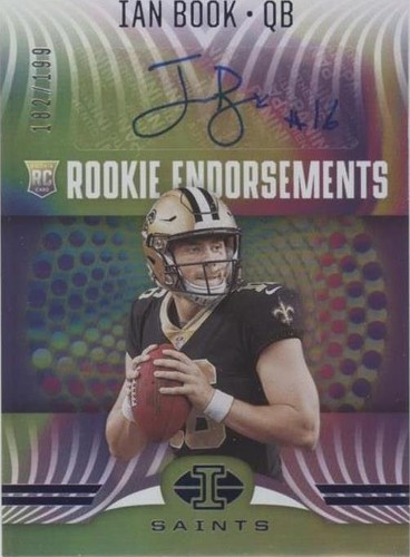 2021 Panini Illusions Ian Book Red Rookie Autograph SP Auto RC #73