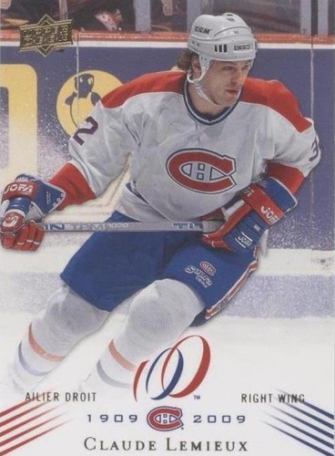 2008-09 Upper Deck Montreal Canadiens Centennial Set - Claude Lemieux #123