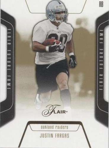 2003 Flair Justin Fargas #117