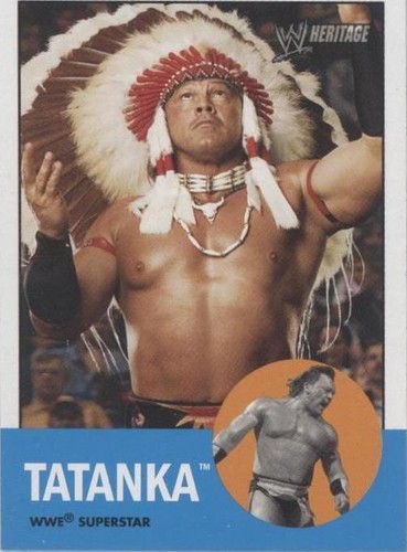 2006 Topps Heritage II WWE - Tatanka #4