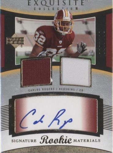 2005 Upper Deck Exquisite Collection Carlos Rogers #107