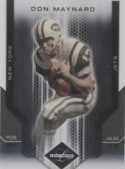 2007 Leaf Limited Don Maynard #123