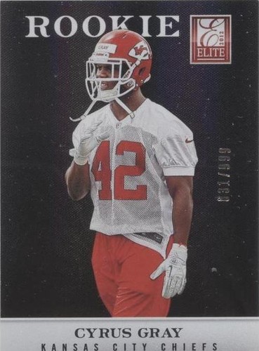 2012 Elite Cyrus Gray #160
