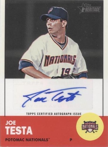 2012 Topps Heritage Minor League Edition - Joe Testa #ROA-JT