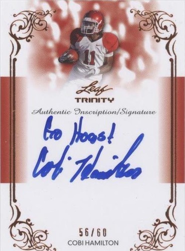2013 Leaf Trinity Cobi Hamilton #DI-CH1