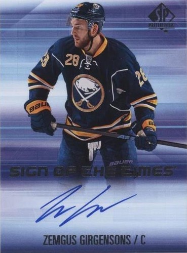 2015-16 SP Authentic - Zemgus Girgensons #SOTT-ZG