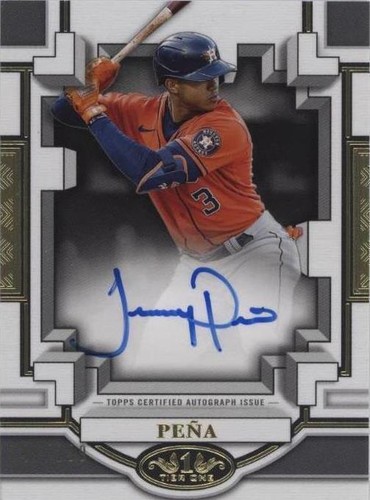 2023 Topps Tier One - Jeremy Pena #BOA-JPE