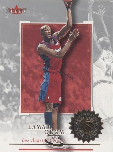 2000-01 Fleer Authority - Lamar Odom #72
