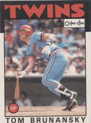1986 O-Pee-Chee - Tom Brunansky #392
