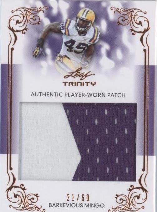 2013 Leaf Trinity Barkevious Mingo #DP-BM1