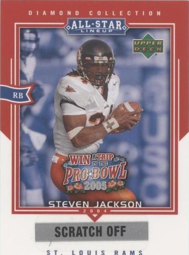 2004 Upper Deck Diamond Collection All-Star Lineup Steven Jackson #AS6