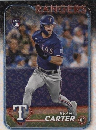 TOPPS 以外　 EVAN CARTER 2024 Topps #280 Evan Carter, Texas Rangers (RC) - Base