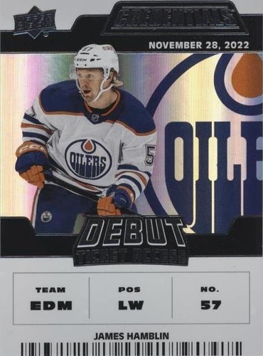 2022-23 Upper Deck Credentials - James Hamblin #136