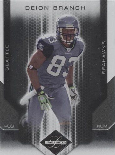 2007 Leaf Limited Deion Branch #88
