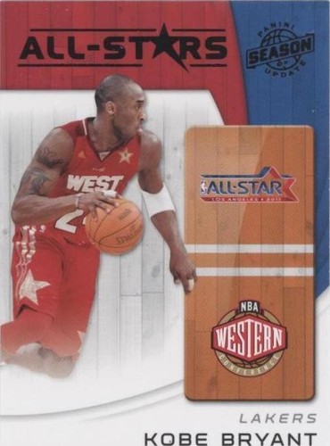 KOBE BRYANT Lakers 2008 Topps #24 w/ Lebron James Guarding