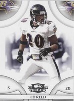 2008 Donruss Threads Ed Reed #98