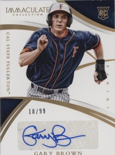 2015 Panini Immaculate Collection Collegiate - Gary Brown #240