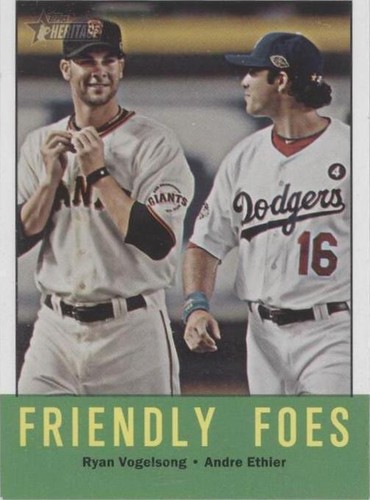 2012 Topps Heritage - Andre Ethier Ryan Vogelsong #68