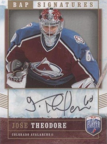 2006-07 Upper Deck Be a Player - Jose Theodore #TH