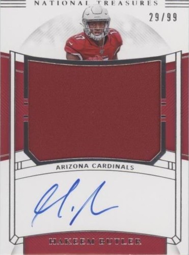 2019 Panini National Treasures Hakeem Butler #RMS-HB