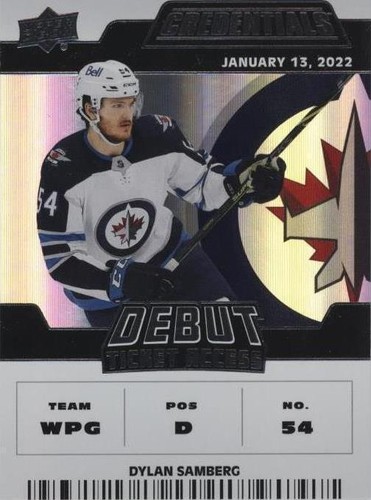 2022-23 Upper Deck Credentials - Dylan Samberg #149