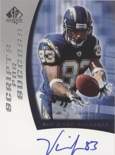 2005 SP Authentic Vincent Jackson #SS-VJ