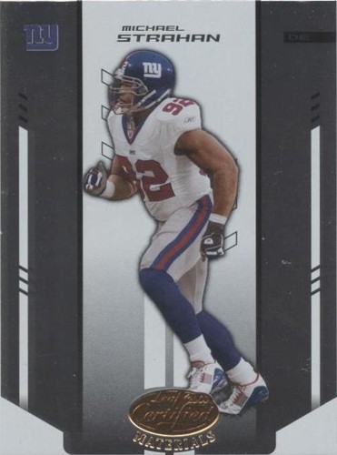 2004 Leaf Certified Materials Michael Strahan #80