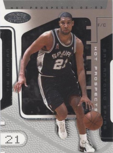 2002-03 Hoops Hot Prospects - Tim Duncan #24