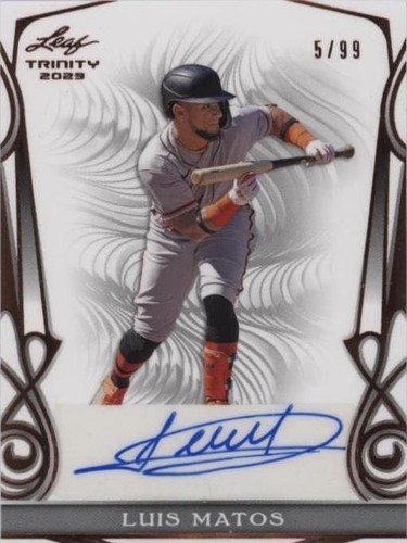 2023 Leaf Trinity - Luis Matos #BA-LM2