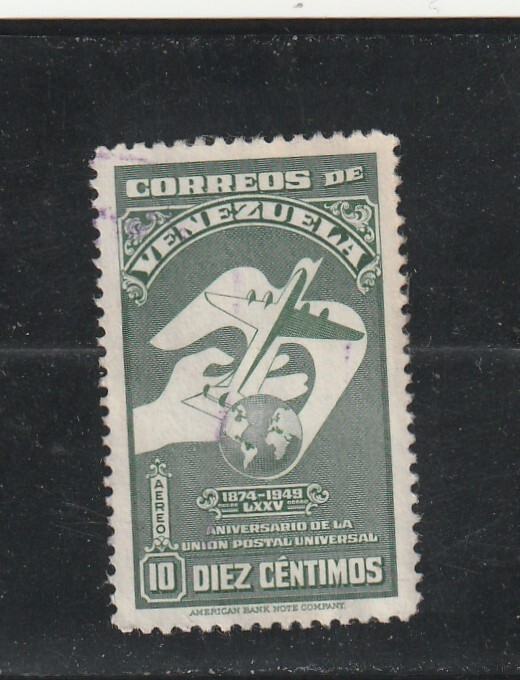 L6187 Venezuela  NÂ° Y&T Pa 279 De 1950 