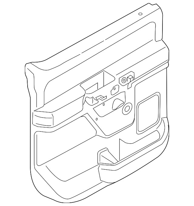 Genuine Door Trim Panel King Ranch LC3Z-2627407-HA