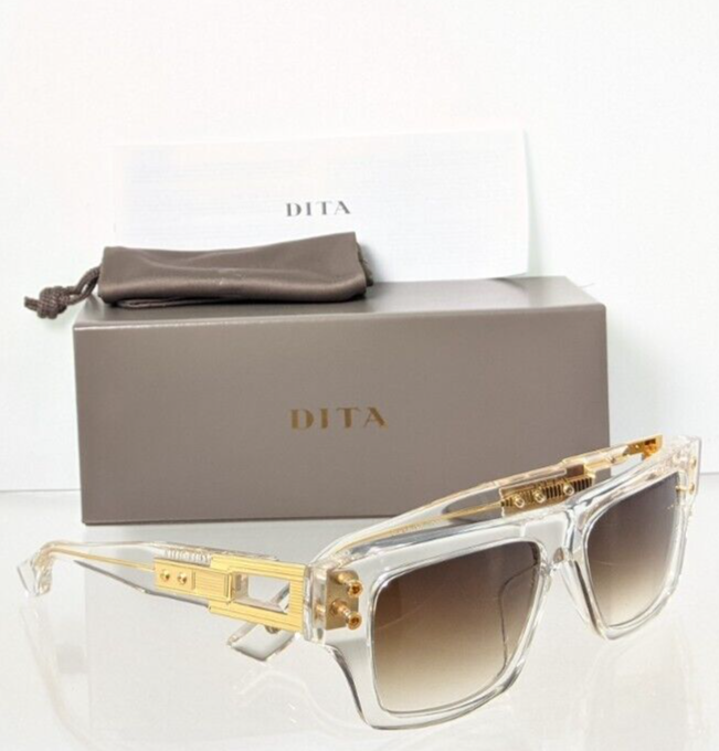 Pre-owned Dita Brand Authentic  Sunglasses Grandmaster Seven Dts407 A 02 57mm Frame In Brown