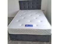 Double bed with mattress 