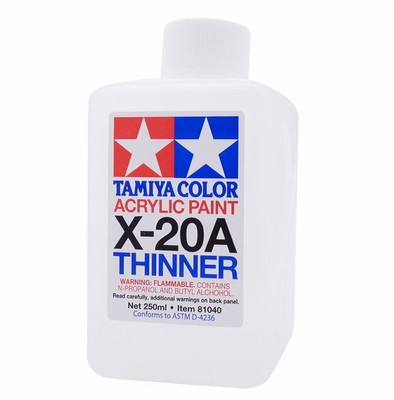 Tamiya Craft Tools 81040 ; X-20A Acrylic Paint Thinner 250ml For Model Kit