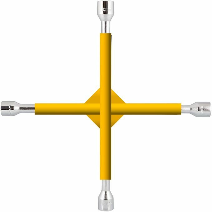 Chiave A Croce Per Bulloni Auto Gomme Pneumatici Esagonale Antiscivolo awe