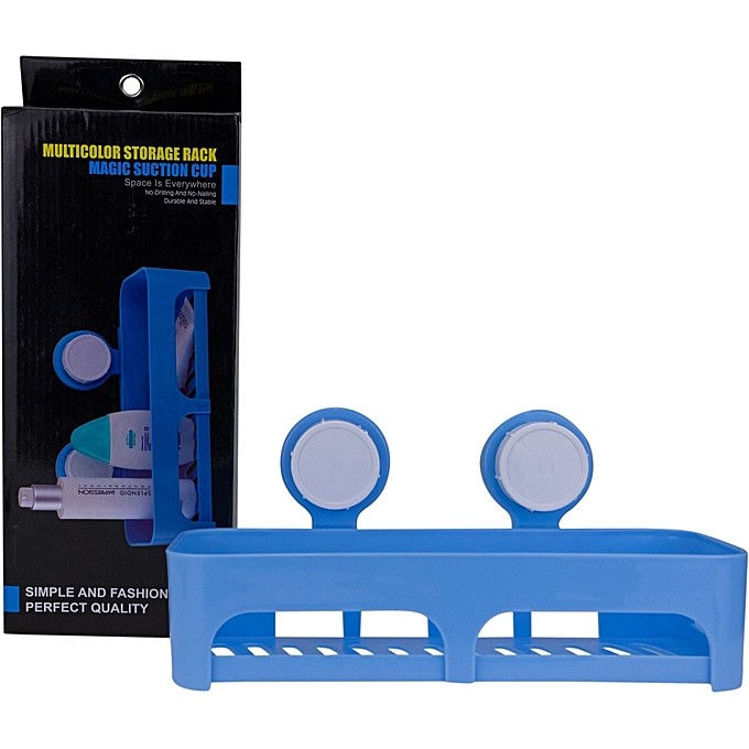 Mensola In Plastica Porta Tutto A Ventosa Bagno Creme Lozioni Sapone Doccia sus