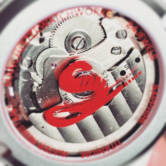 Pre-owned Manchester Watch Works Mww Rattler Field Watch Seiko Sus Homage Titanium