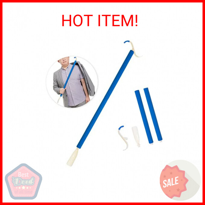 Dressing Stick Aid and Shoe Horn, 2-in-1 Tool,for Disability Aid for Daily Indep