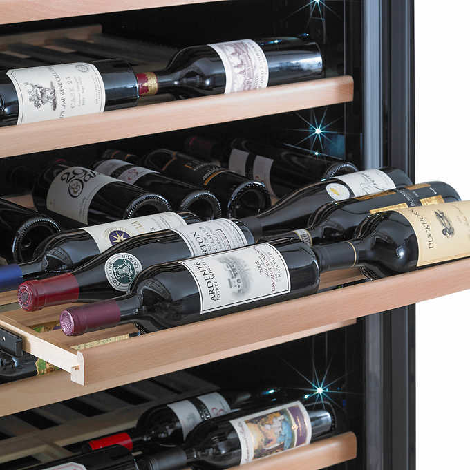 Wine Enthusiast Giant 300-Bottle Wine Cellar with VinoView Shelving Left Hinge