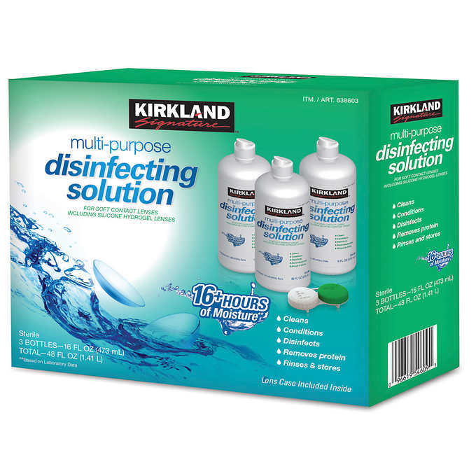 Kirkland Signature Contact Lens Solution Contactlenssolution