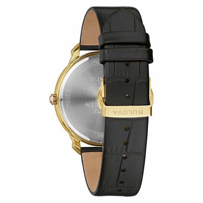 Pre-owned Bulova Frank Sinatra Collection Stainless Steel Men's Watch 97b204