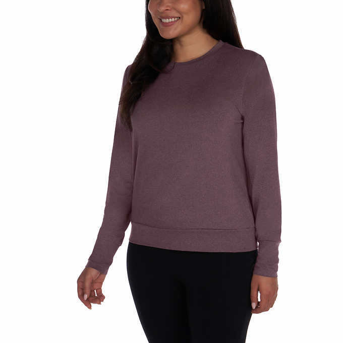 Lukka Lux Ladies Long Sleeve Active Top 2 Pack Relaxed Fit A12