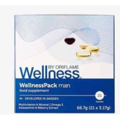 Oriflame Wellness Pack man Omega3 Astaxanthin - ORIGINAL
